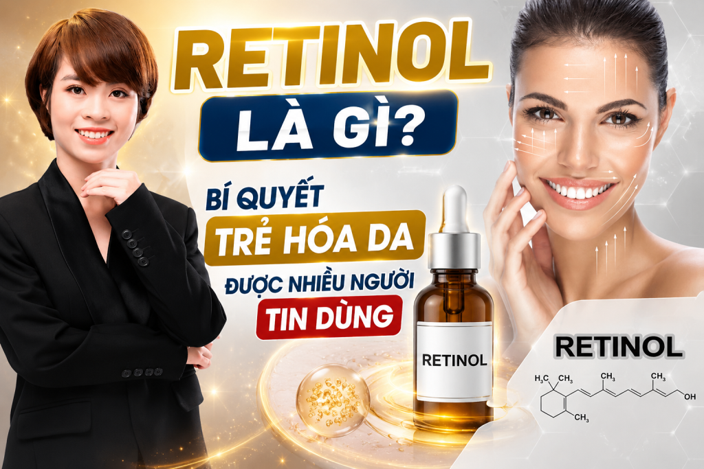 retinol là gì? Tại sao lại được nhiều người tin dùng đến vậy? |Hoa Hera Skincare