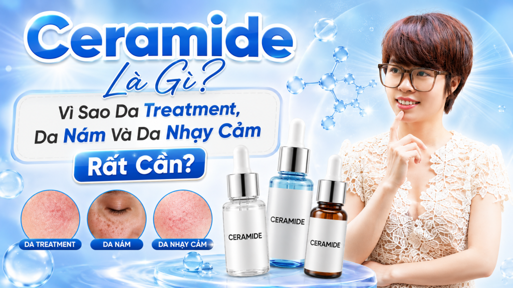 Ceramide Là Gì? Vì Sao Da Treatment, Da Nám Và Da Nhạy Cảm Rất Cần?
