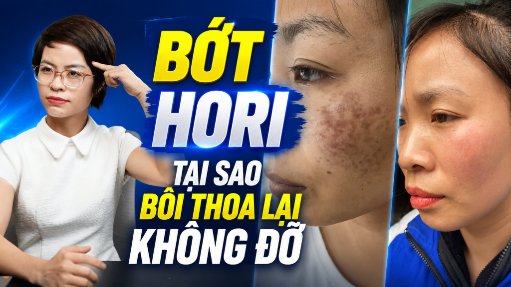 Bơt hori tại sao bôi thoa lại không hết?